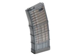 Lancer L5AWM 190-round mid-cap AEG magazine black – left-side full view
