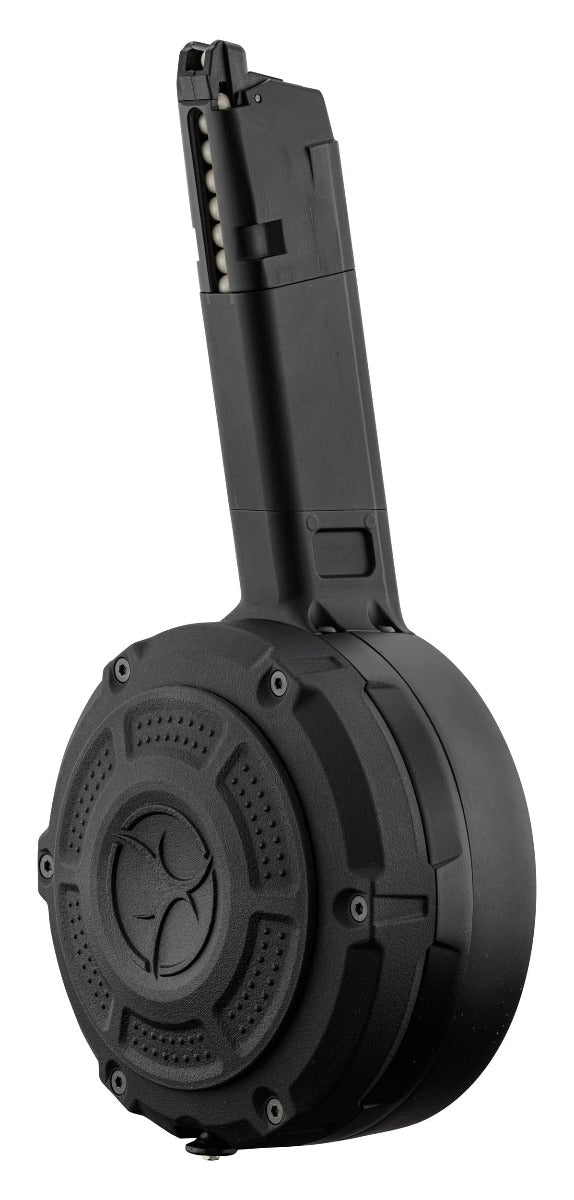 Action Army Action Army Ruger MKII Gas Drum Magazine (350 Rounds - Black) airsoft