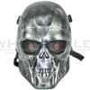 Airsoft Full Face T800 Terminator Mask Airsoft Full Face T800 Terminator Mask (with Mesh Eye Protection - Silver) airsoft