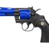 UA P Series Gas Revolver - UA P Series Gas Revolver - 4 inch (Polymer - UG-138B) (Blue) airsoft