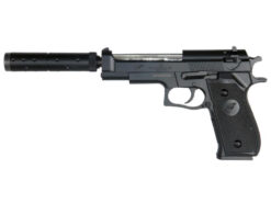 Double Eagle M22 M9 with Double Eagle M22 M9 with SIlencer (Black) airsoft