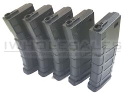 Bolt M4 Magazine Bolt M4 Magazine (Polymer - 140 Rounds - Black - BA065B - Pack of 5) airsoft