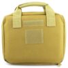 UFC pistol bag tan – padded transport case with handles and velcro patches