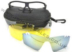 ACM Glasses with ACM Glasses with 4 Lenses with Box and Pouch airsoft