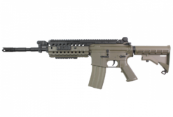 Double Bell Double Bell M4 RIS (Metal/Polymer - Tan - inc. LIPO Bat. and Charger - BYT-05T) airsoft