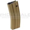Battleaxe - M16 Hi-Cap magazine - Battleaxe - M16 Hi-Cap magazine - 430 Round - Marui RECOIL AEG (Tan - B36) airsoft