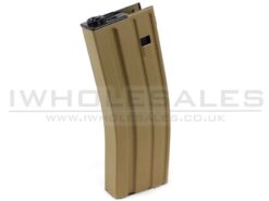 Battleaxe - M16 Hi-Cap magazine - Battleaxe - M16 Hi-Cap magazine - 430 Round - Marui RECOIL AEG (Tan - B36) airsoft