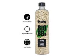 Kwa KWA Precision 5000 Round BB Pellets (Bottle - Bio. 0.30g - 198-00720) airsoft