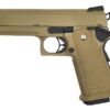Golden Eagle Golden Eagle 4.3 OPS Gas Blowback Pistol (Metal - Tan - 3303) airsoft