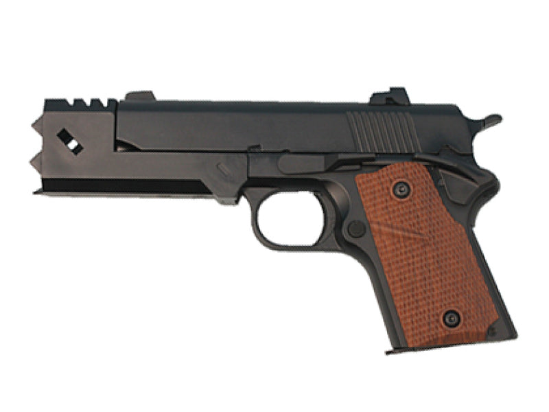 Double Bell M199 AM45 Detonics pistol – left-side full view