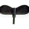 JG High Cap Magazine Winding Key – black compact tool, left-side full view