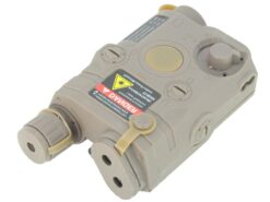 FMA FMA PEQ 15 Battery Case plus Red Laser (Tan) (TB495) airsoft