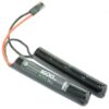 WE Battery WE Battery 1600mAh NiMH 9.6V Nun-Chuck (4+4) airsoft