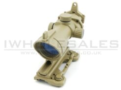 UFC UFC ACOG 4?32 Scope Red/Green Reticle with QD Mount (Tan) (UFC-JA-5319-TAN) airsoft