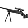 Double Eagle M62 M40 Spring Sniper Rifle with Scope and Bipod Double Eagle M62 M40 Spring Sniper Rifle with Scope and Bipod (Black - M62-BUNDLE) airsoft
