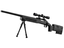Double Eagle M62 M40 Spring Sniper Rifle with Scope and Bipod Double Eagle M62 M40 Spring Sniper Rifle with Scope and Bipod (Black - M62-BUNDLE) airsoft