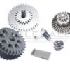 SHS V2 Orginal Steel Gear Set with Pinion Anit Reversal Latch and SHS V2 Orginal Steel Gear Set with Pinion Anit Reversal Latch and 1 Steel Tooth (SHS-275) airsoft