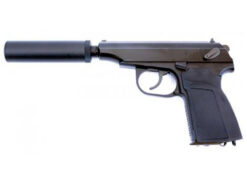 WE Makarov 654K with Silencer (Black) (WE-71051) airsoft
