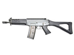 GHK 553 gas blowback rifle full steel black – left-side full view