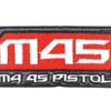 Ares x Amoeba M45 Series patch – left-side full view