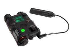 FMA FMA AN-PEQ-15 Upgrade Version LED White light + Green laser with IR Lenses BK (TB0068) airsoft