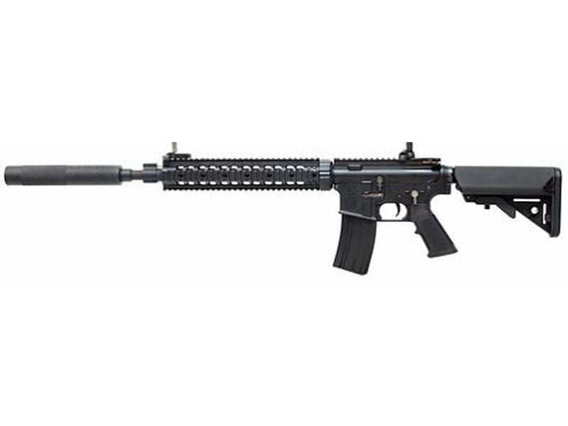 Bolt B4 Bolt B4 MK12 MOD 1 with Silencer (Semi auto Only) (Heavy Recoil System - Ret. Stock - Black - 400 FPS) airsoft