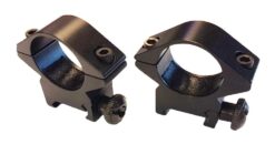 ACM Scope Ring Mounts for Standard ACM Scope Ring Mounts for Standard 20mm Rails (1" Tubes - Black) airsoft