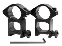 ACM ACM 1"/25.4mm Scope Mounts for 20mm RIS Rails (Long - Black) airsoft