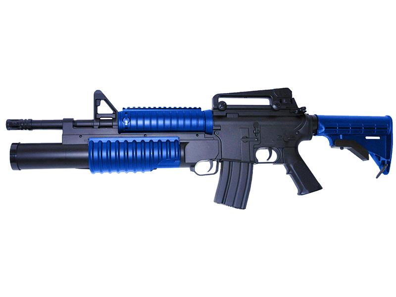 Double Eagle M4 Double Eagle M4 RIS AEG with M203 Grenade Launcher (M813 - Blue) airsoft