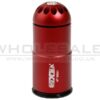 Zoxna Zoxna 40mm Gas Grenade (120 Round - Full Metal) RED airsoft
