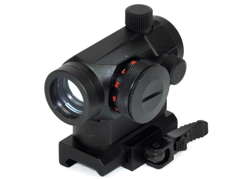ACM ACM M1 Red/Green Dot Scope an a Riser QD Mount (Plus RIS Mount) (Black) airsoft