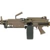 FN Herstal Minimi M249 Para with Sound Control Drum Magazine FN Herstal Minimi M249 Para with Sound Control Drum Magazine (AK-249-PARA - Tan) airsoft