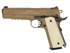 KWA M1911 MKII PTP Gas Blowback Pistol (Full Metal - NS2 - Tan - 101-00322) airsoft