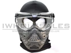 Full Face Protection with Eye Protection Full Face Protection with Eye Protection (Re-Enforced) (Black) airsoft