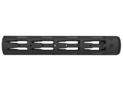Unique Unique ARs CNC Machined Spider Web Handguard for AR15 Pattern Rifles (Black - 12" - With Airsoft Barrel Nut) airsoft