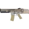 Double Bell SCR-L AEG rifle – tan finish, left-side full view