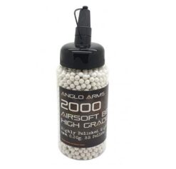 AA 0.20g BB Pellets with Speedloader Bottle (White) airsoft