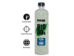 Kwa KWA Precision 5000 Round BB Pellets (Bottle - Bio. 0.25g - 198-00710) airsoft