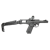Action Army AAP01 folding stock – left-side full view mounted on pistol receiver