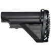 Double Bell M4/416V2 universal stock – left-side full view, black tactical finish