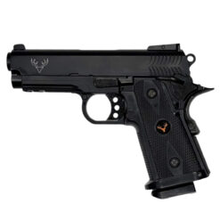 Huntsman Huntsman 3.8 Hi-Capa Gas Blowback Pistol with Pistol Case (Metal Slide - ABS Body - Black - HG2) airsoft