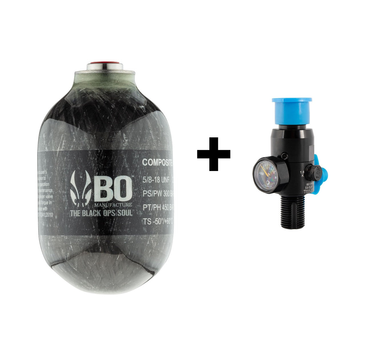 BO Manufacture by Armotech Pack Kevlar BO Manufacture by Armotech Pack Kevlar 0.5L Tank + Dye 4500 PSI regulator airsoft