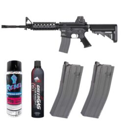 KWA LM4 RIS PTR gas blowback rifle – left-side full view