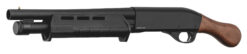 Golden Eagle M870 metal and wood gas shotgun – left-side full view