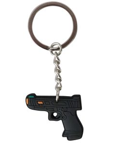 KOMK-030 Rubber Keyring – Pistol 1