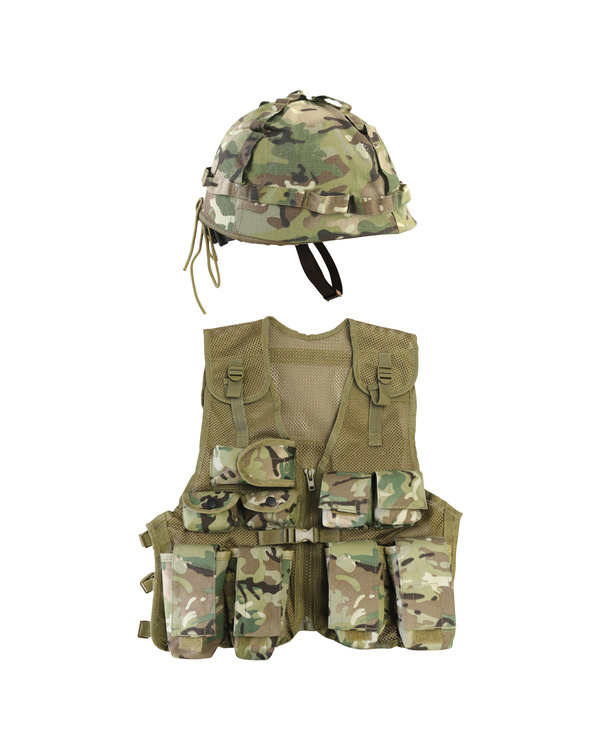 Kids Assault Vest Helmet Set BTP 1