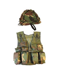 Kids Assault Vest   Helmet Set   DPM 1