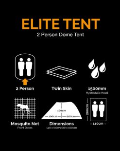 Elite Tent   BTP (2 Person, Twin Skin) 2