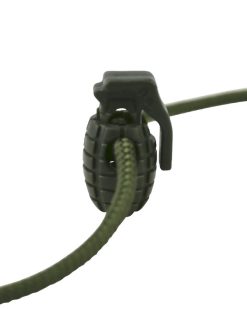 Grenade Cord Stoppers   Olive Green 1