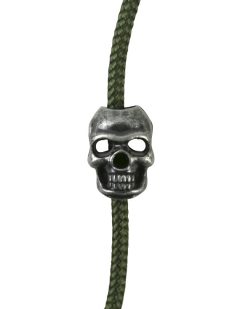 Skull Cord Stoppers   Silver 1